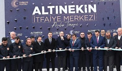 Başkan Altay Altınekin’e Kazandırılan İtfaiye Merkezinin Açılışını Yaptı