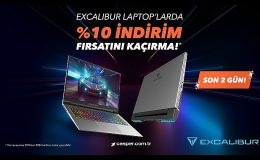 Excalibur Gaming Laptoplarda Nisan Ayına Özel %10 İndirim Fırsatı